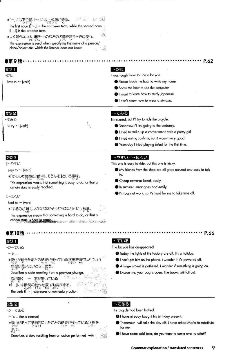 Nihongo Challenge for JLPT N4 Grammar & Reading Practice - White Rabbit Japan Shop - 9
