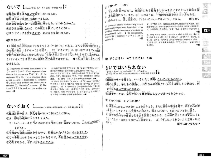 Nihongo Hyogen Bunkei Jiten (Dictionary of Essential Japanese Expressions) - White Rabbit Japan Shop - 4