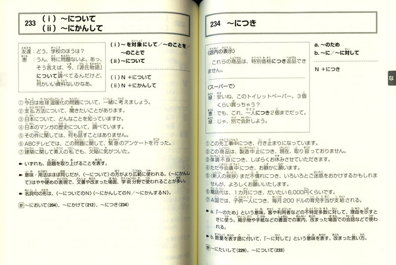 Nihongo Hyogen Bunkei Jiten (Dictionary of Japanese Grammatical Expressions) - White Rabbit Japan Shop - 2
