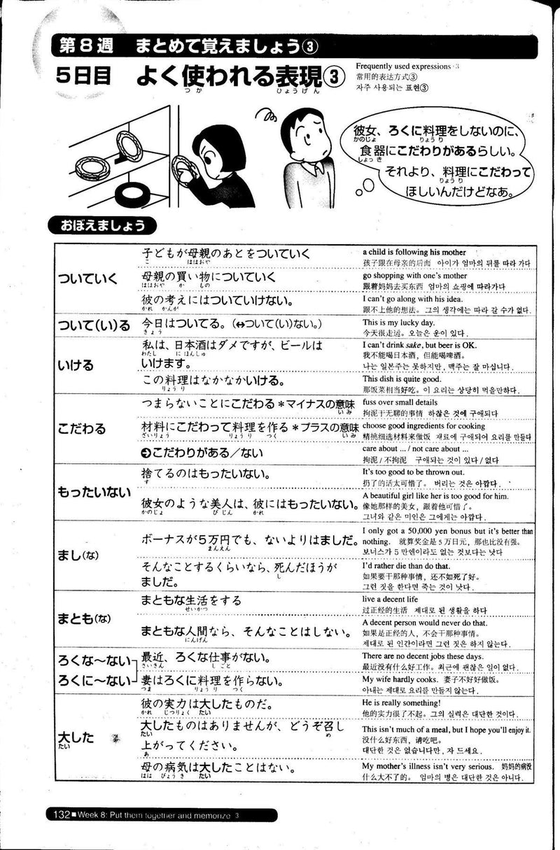 Nihongo So-matome JLPT N2: Vocabulary  Page 132