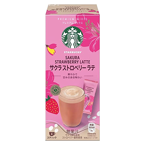 Starbucks Premium Mix Sakura Strawberry Latte