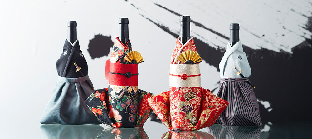 Kimono Bottle Cover Made in Japan Bottle Covers party gift