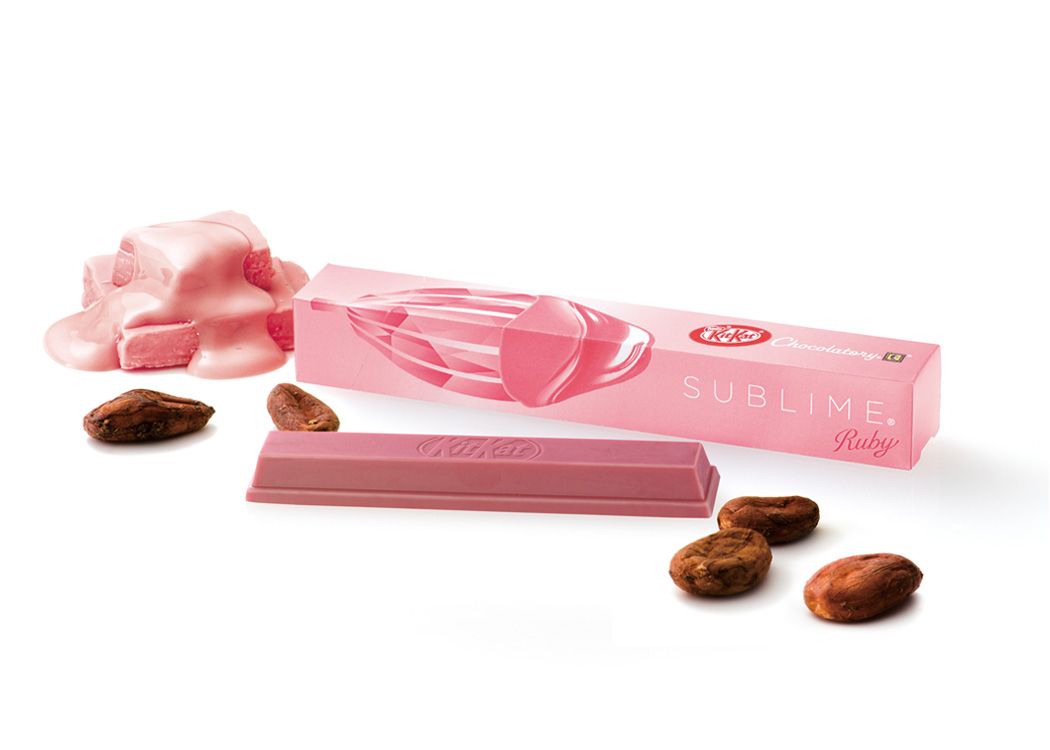 KitKat commercialisera du chocolat rose